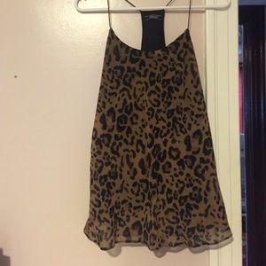 🚫SOLD Racer back leopard print top