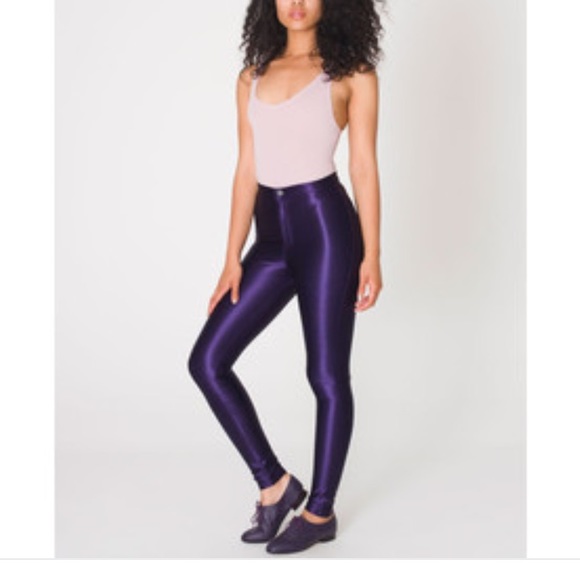 American Apparel Disco Pants Imperial Purple