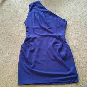 Women's purple summer dress