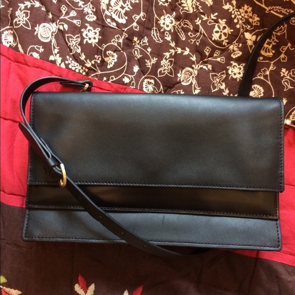 Kate Spade Saturday Black Layover Crossbody Clutch