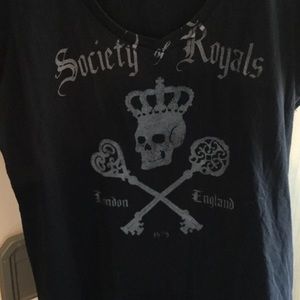 Torrid Society of Royal T- shirt. Short sleeve.