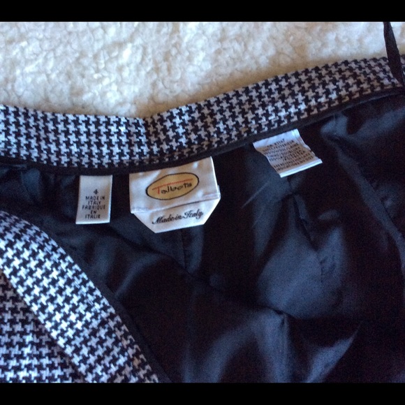 Talbots wool houndstooth lined pants - Picture 2 of 5