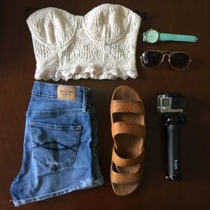 🌞 Festival Bustier Crop Top