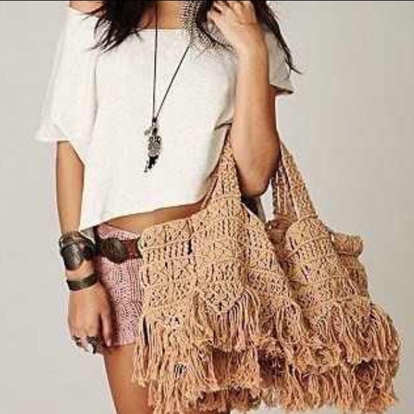 Free People macrame bag/RESERVED FOR ISSA