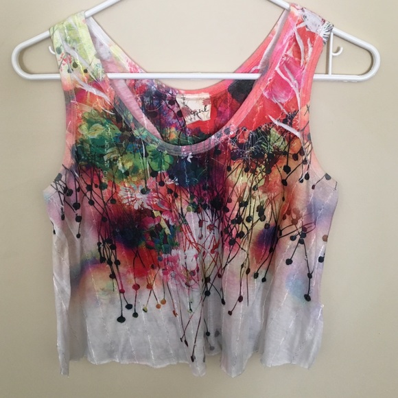Floral crop top!