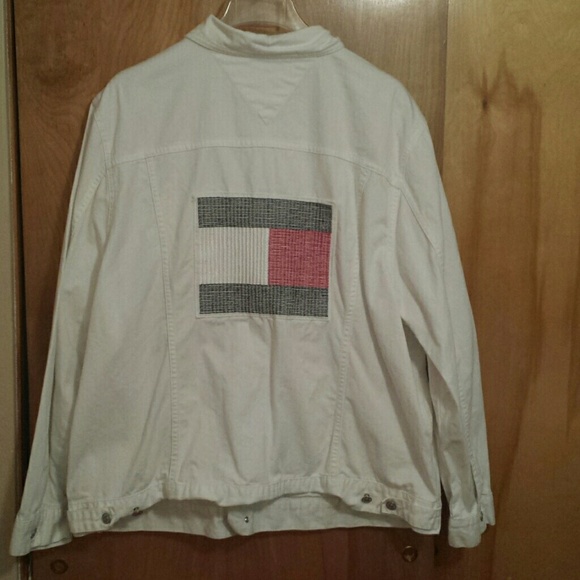 Tommy Hilfiger white Denim Jean Jacket