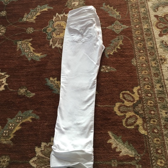 Hudson White Jean Capris Size 30