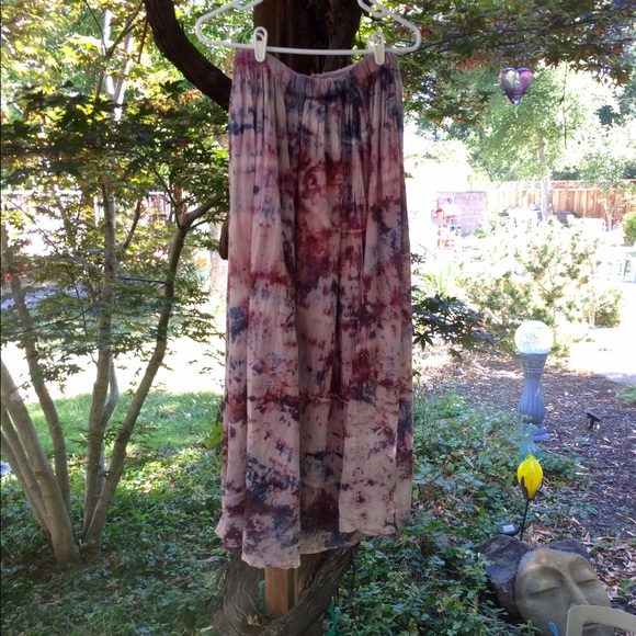 Billabong Dresses & Skirts - 🌷 BILLABONG Purple, Maxi Tie Dye Skirt Sz. Sm/Med