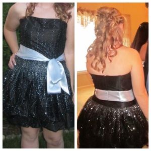 Black Strapless Dress