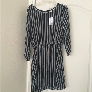 Navy blue and white Mini dress