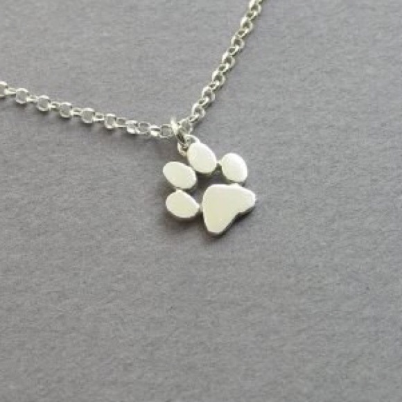 • SALE • Last 1 • Cute Paw Print Pendant Necklace - Picture 2 of 3