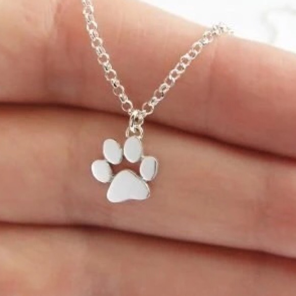 • SALE • Last 1 • Cute Paw Print Pendant Necklace - Picture 3 of 3
