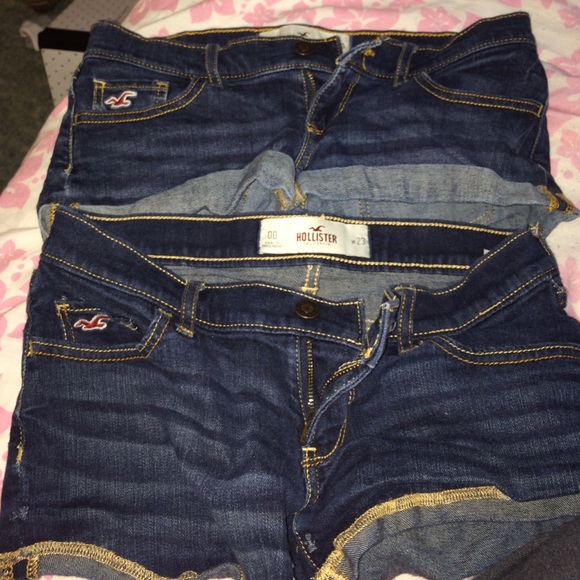 Hollister jean shorts