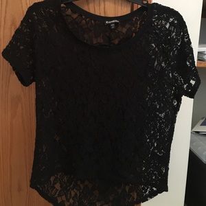 Express lace tee