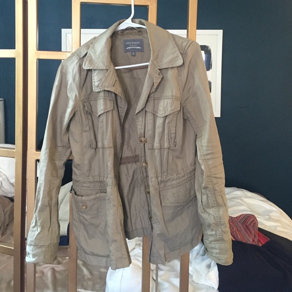 Madewell khaki cargo jacket
