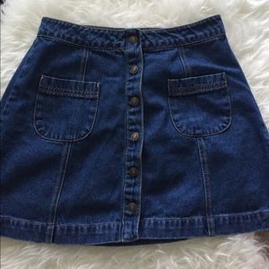 ❌❌SOLD❌❌ Denim buttoned skirt