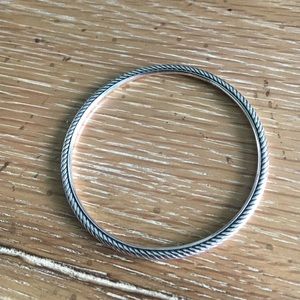David Yurman Silver Rope Bangle