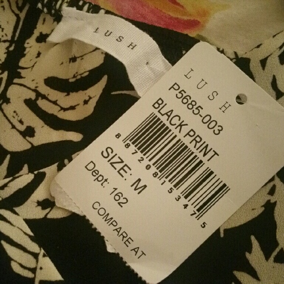 Lush Surplice Printed Jumpsuit - Picture 2 of 4