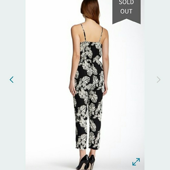 Lush Surplice Printed Jumpsuit - Picture 4 of 4