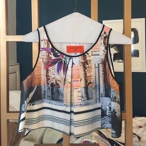 Clover Canyon multicolor crop top Clover Canyon multicolor crop top