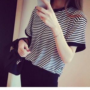 Jolly Club Short-Sleeved Striped T-Shirt