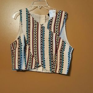 Brand New H&M cropped shirt