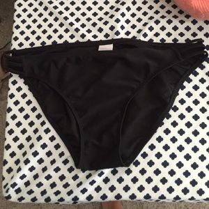 Black bathing suit bottoms NWOT
