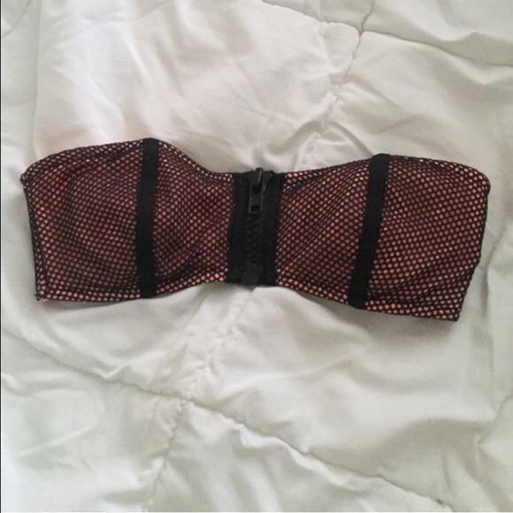 H&M bikini top triangle bandeau size 6 small