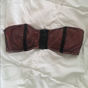 H&M bikini top triangle bandeau size 6 small