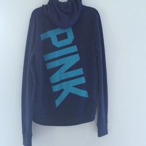 Blue PINK Victoria's Secret Sweatshirt