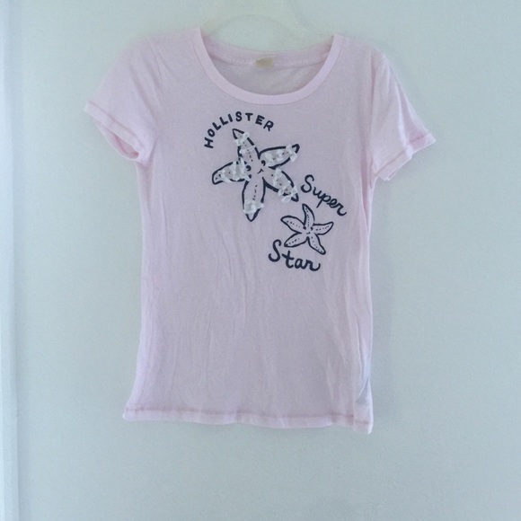 Pink Hollister Tee - Picture 1 of 3