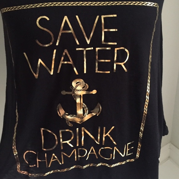 ‼️Final‼️Last 1 S Save Water Drink Champagne tank - Picture 2 of 2