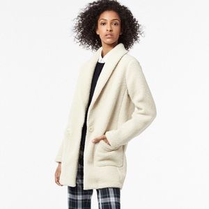UNIQLO Teddy Fleece Long Sleeve Coat