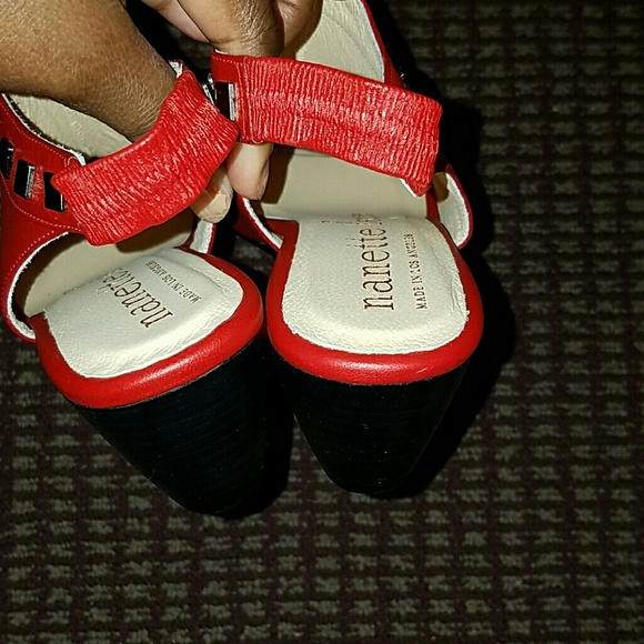 🔺Nanette Lepore Slingback Wedges🔺 - Picture 3 of 5