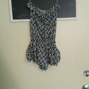 Tube top romper