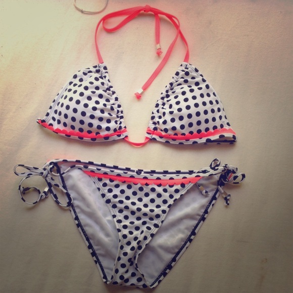Adore Me polka dot bikini Large