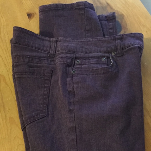 Purple straight leg jeans excellent condition - Picture 1 of 2