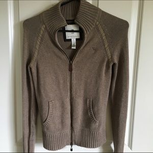 Abercrombie Zip Down Sweater. S.