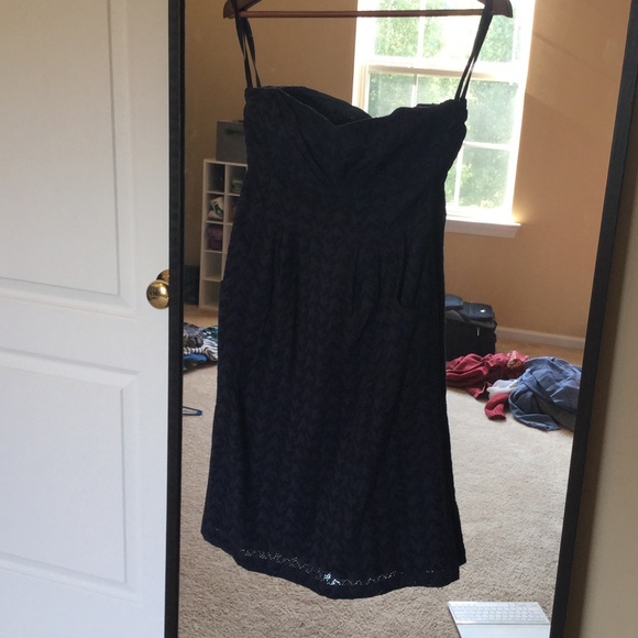 Anthropologie Girls from Savoy blue eyelet dress