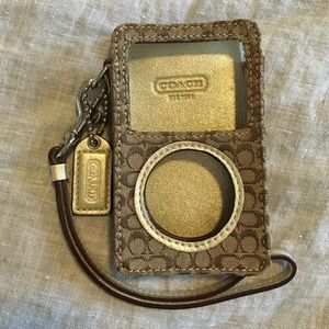 Coach iPod case
