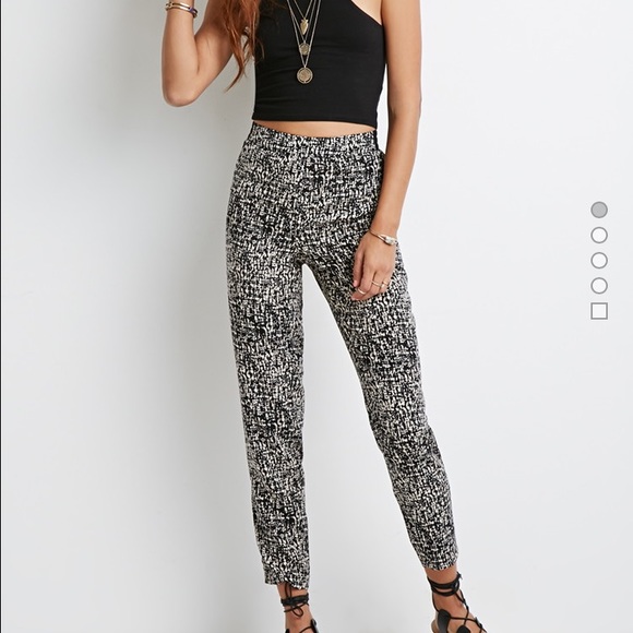 Forever 21 abstract print pants