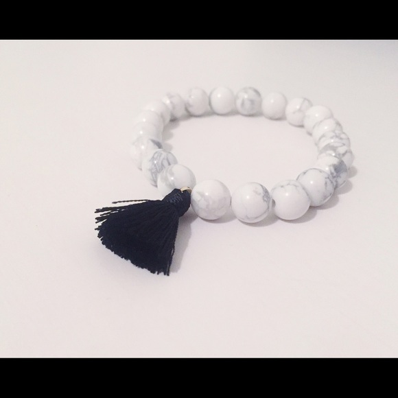 PILA jewels black tassel bracelet