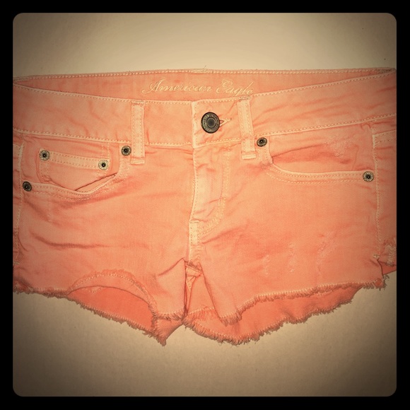 Coral/orange American Eagle shorts! - Picture 1 of 4