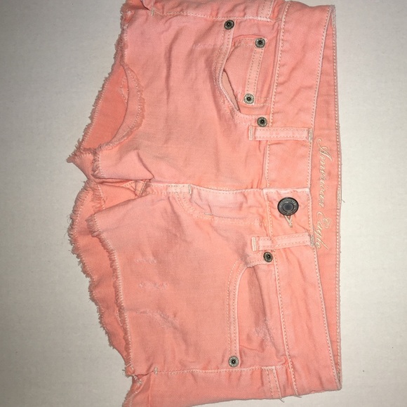 Coral/orange American Eagle shorts! - Picture 2 of 4
