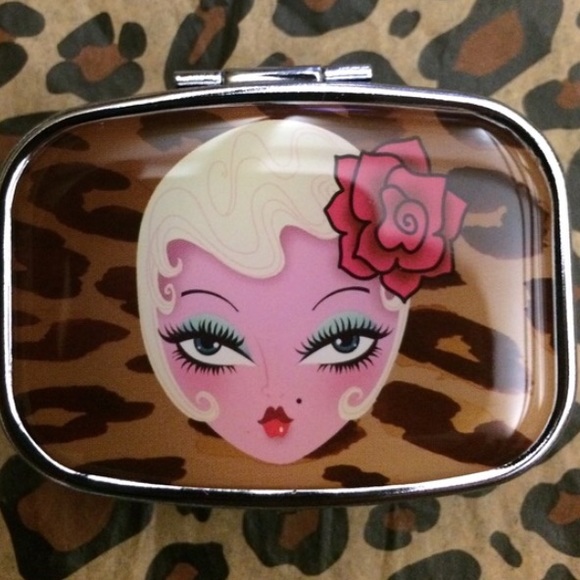 Fluff Leopard Lady Pillbox