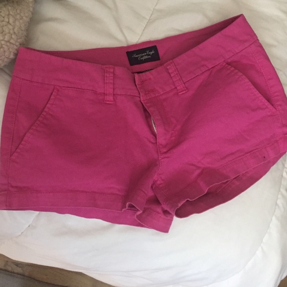 Pink American Eagle Chino Shorts - Size 4