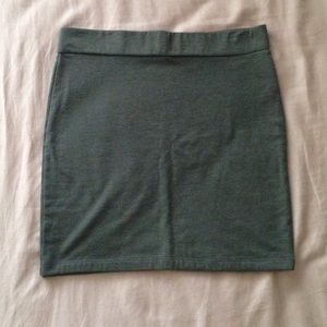 Forever 21 Olive Green Pencil Skirt