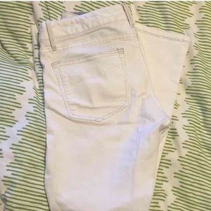 Gap White skinny Jeans Size 26