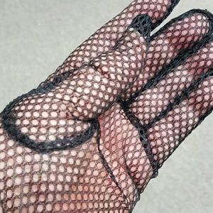 Black Fishnet Gloves