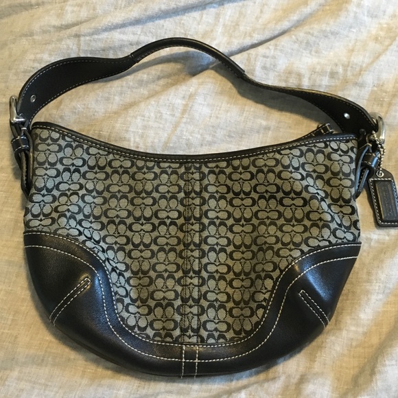 Vintage Coach crescent bag